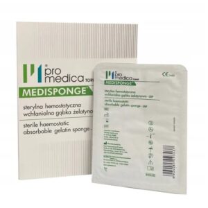 želatinová houbička Medisponge 8 cm * 5 cm * 1 cm
